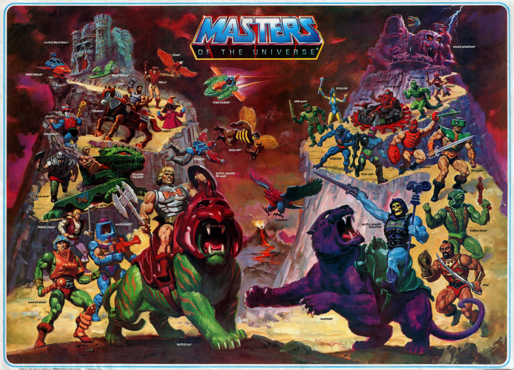 motu vintage masters of the universe action figures all characters