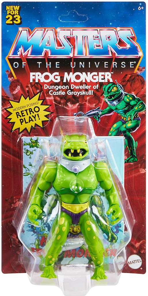 frog monger masters of the universe origins mattel creations
