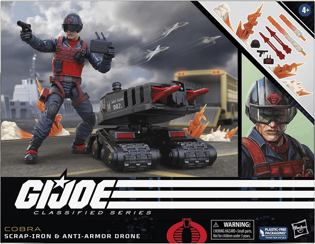 74- Scrap Iron & Anti-Armor Drone gi joe classified