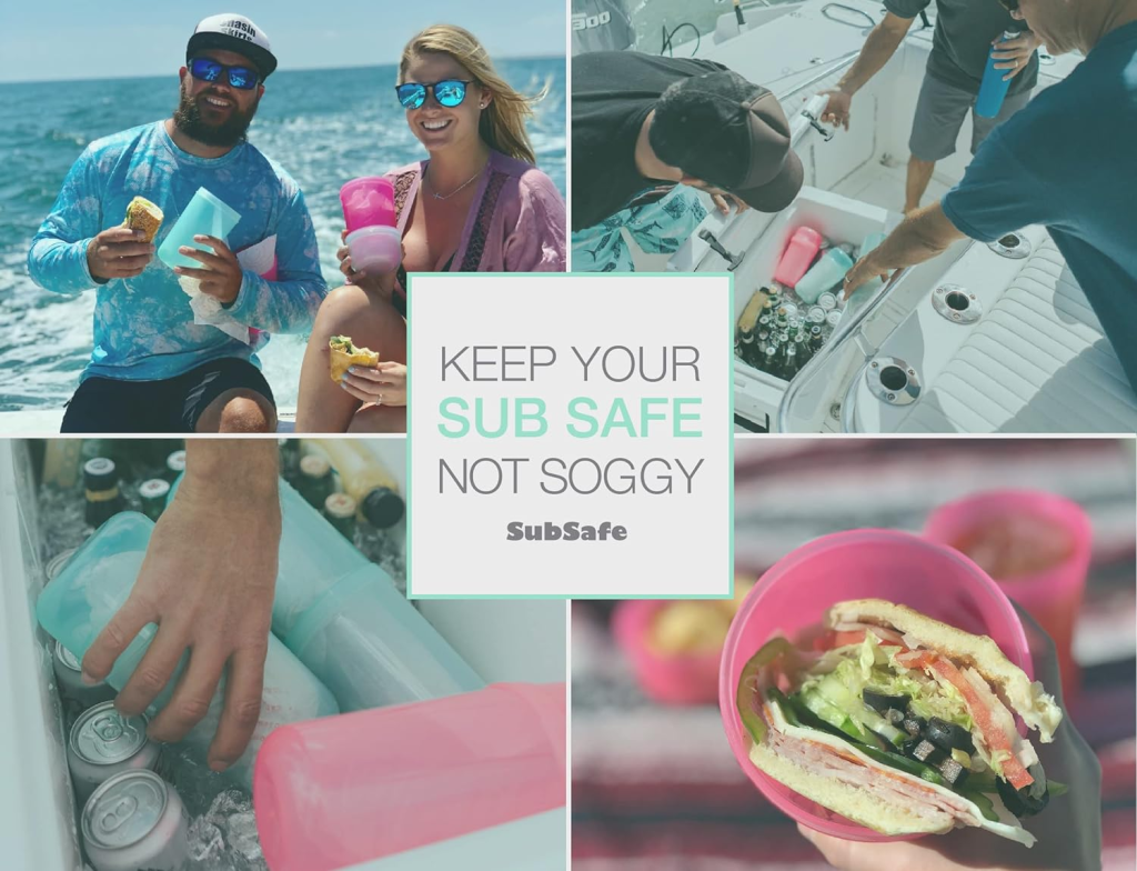 Mark and Charles Barkley backed the SubSafe, a sandwich container designed for 6 or 12-inch subs. This waterproof and crushproof container keeps your sandwiches fresh and dry.